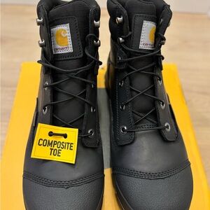 Carhartt Black Waterproof Composite Toe Boots